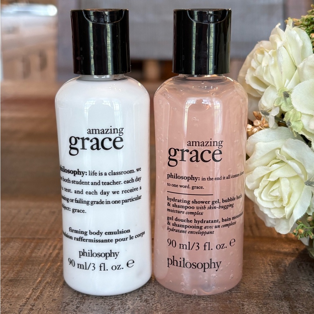 NEW Philosophy AMAZING GRACE 3-Piece Travel GIFT SET a $53 VALUE! - Picture 4 of 11